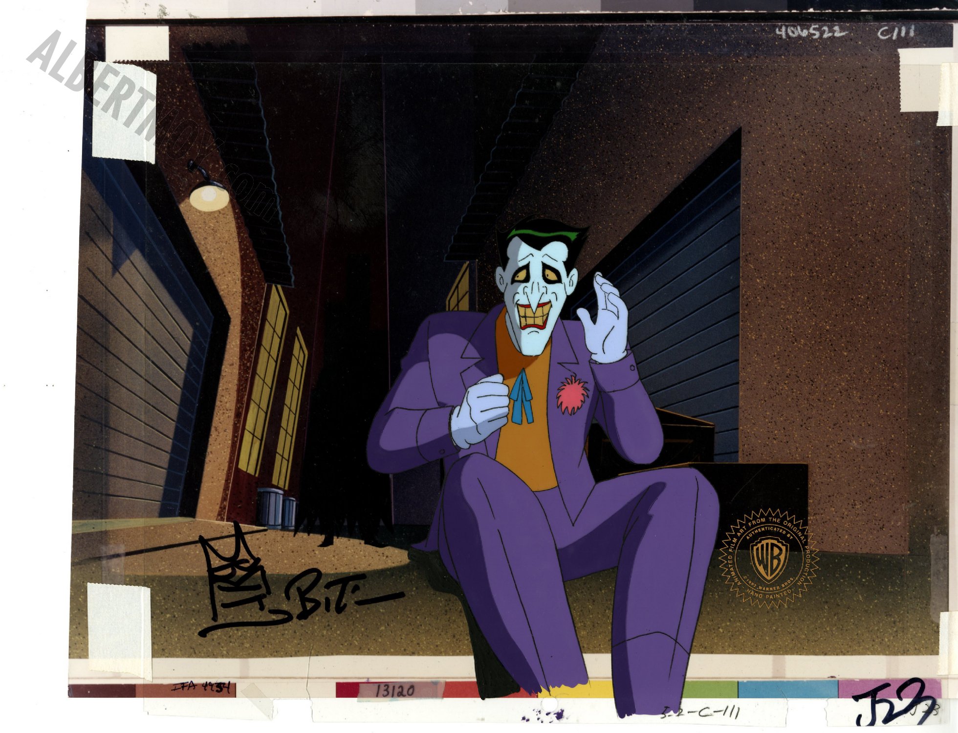 Albert Moy : Original Comic Art - Joker's Favor by Bruce Timm