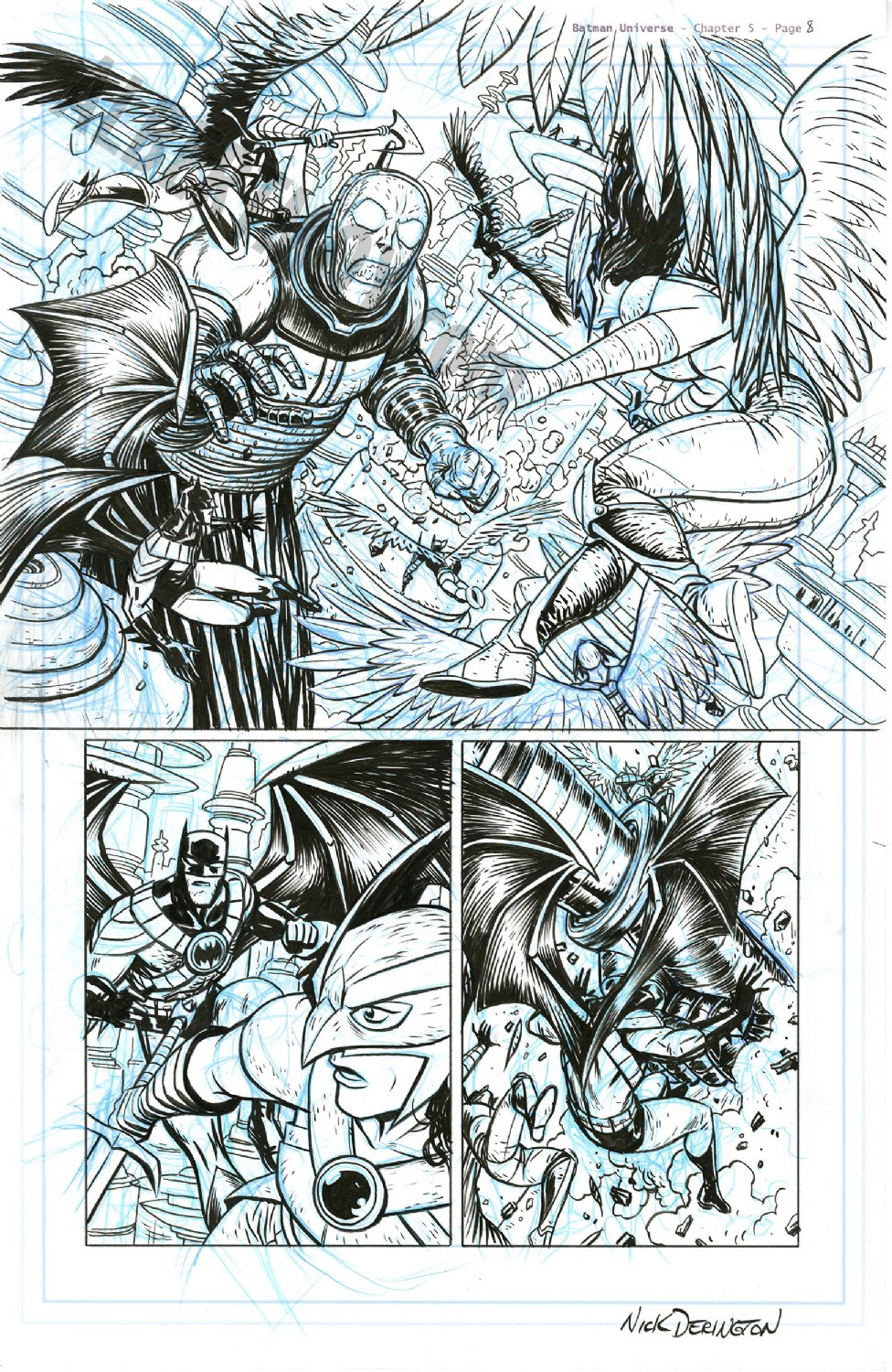 Albert Moy : Original Comic Art - Batman 100 page Giant by Steve Ditko