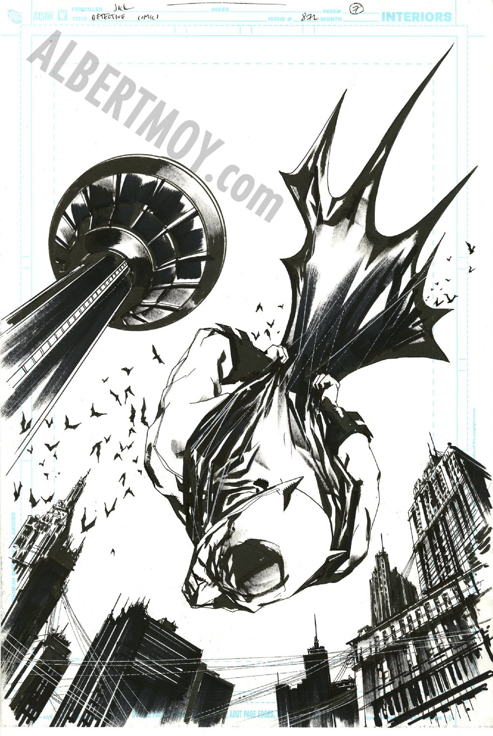 Albert Moy : Original Comic Art - Detective Comics by . Jock