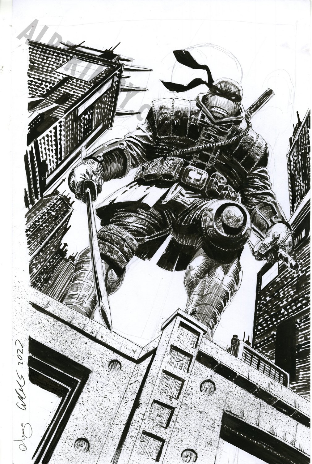 Albert Moy : Original Comic Art - The Last Ronin by Esau and Isaac Escorza