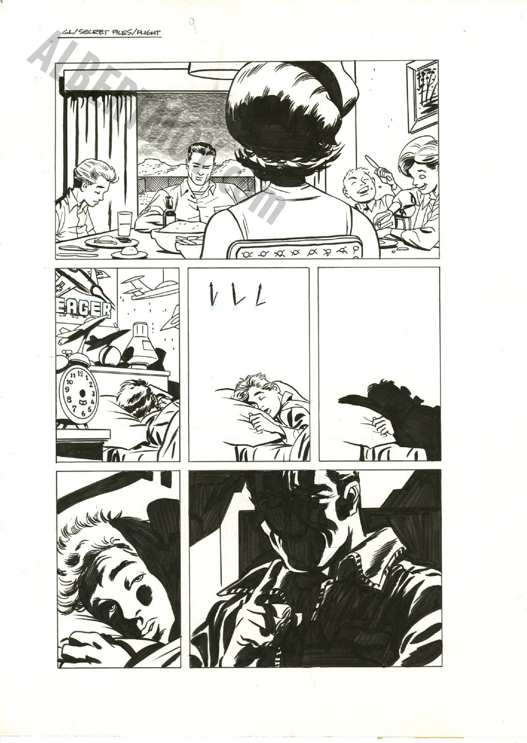 Albert Moy : Original Comic Art - Green Lantern Secret Files by Darwyn ...