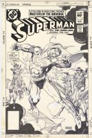 Superman Issue 377 Page Cover Comic Art
