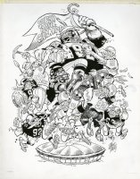 New York Giants- Super Bowl Champs 1991 Comic Art