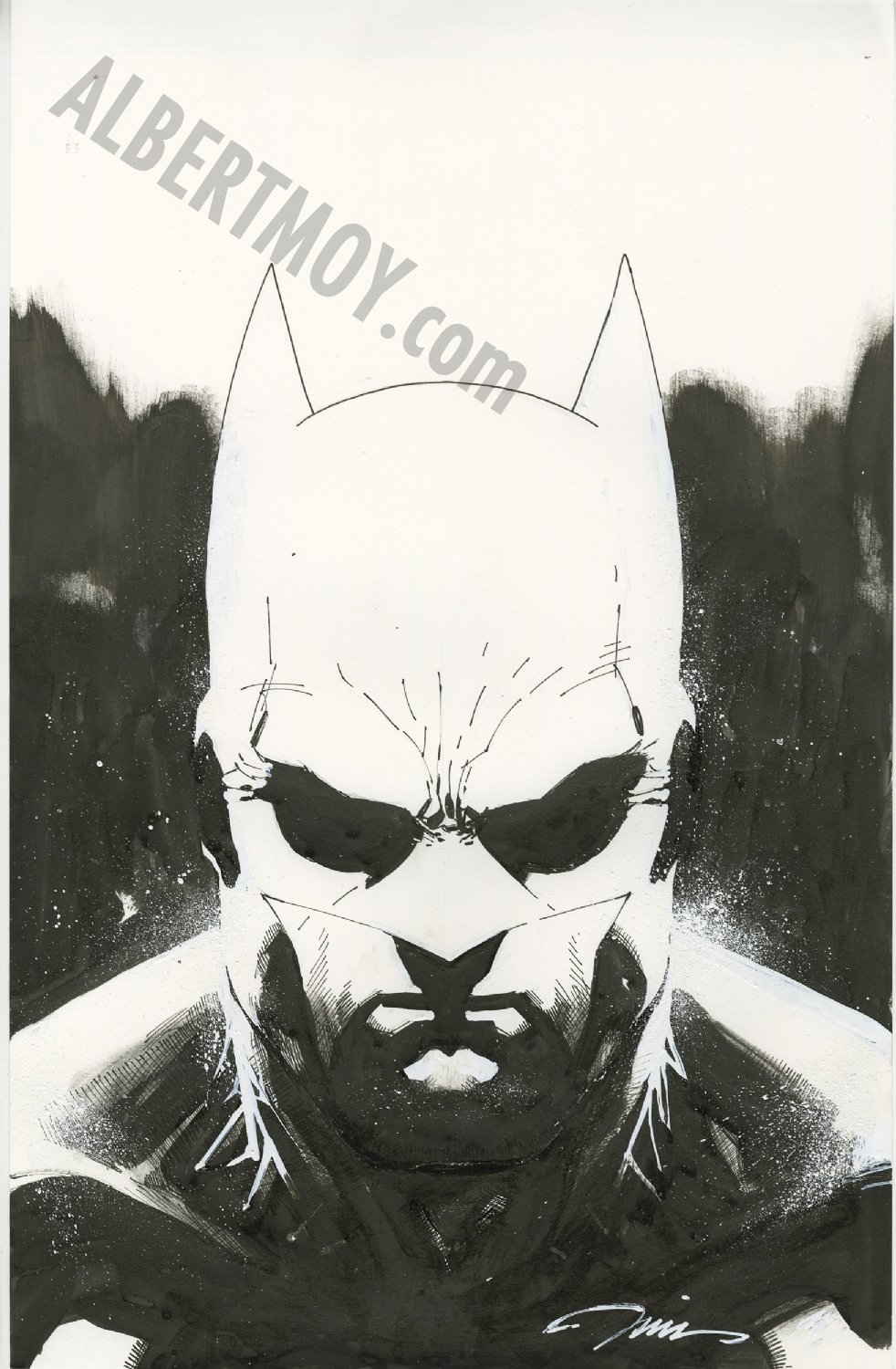 Albert Moy : Original Comic Art - Batman 80th Hardcover by Dick Giordano