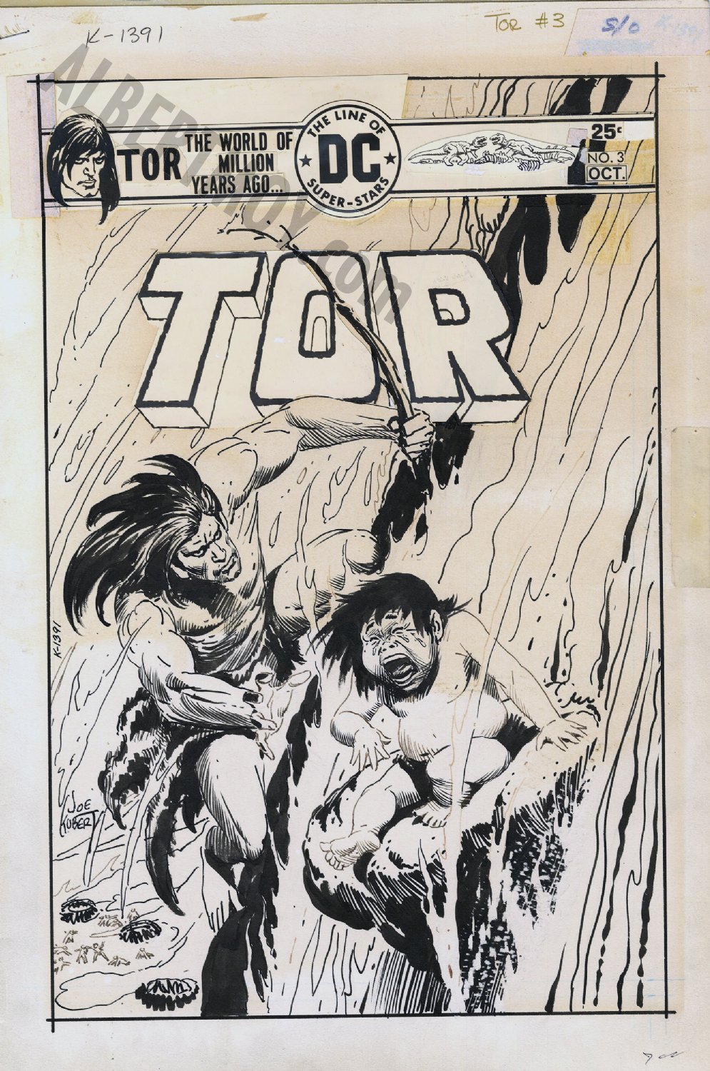 Albert Moy : Original Comic Art - Tor by Joe Kubert