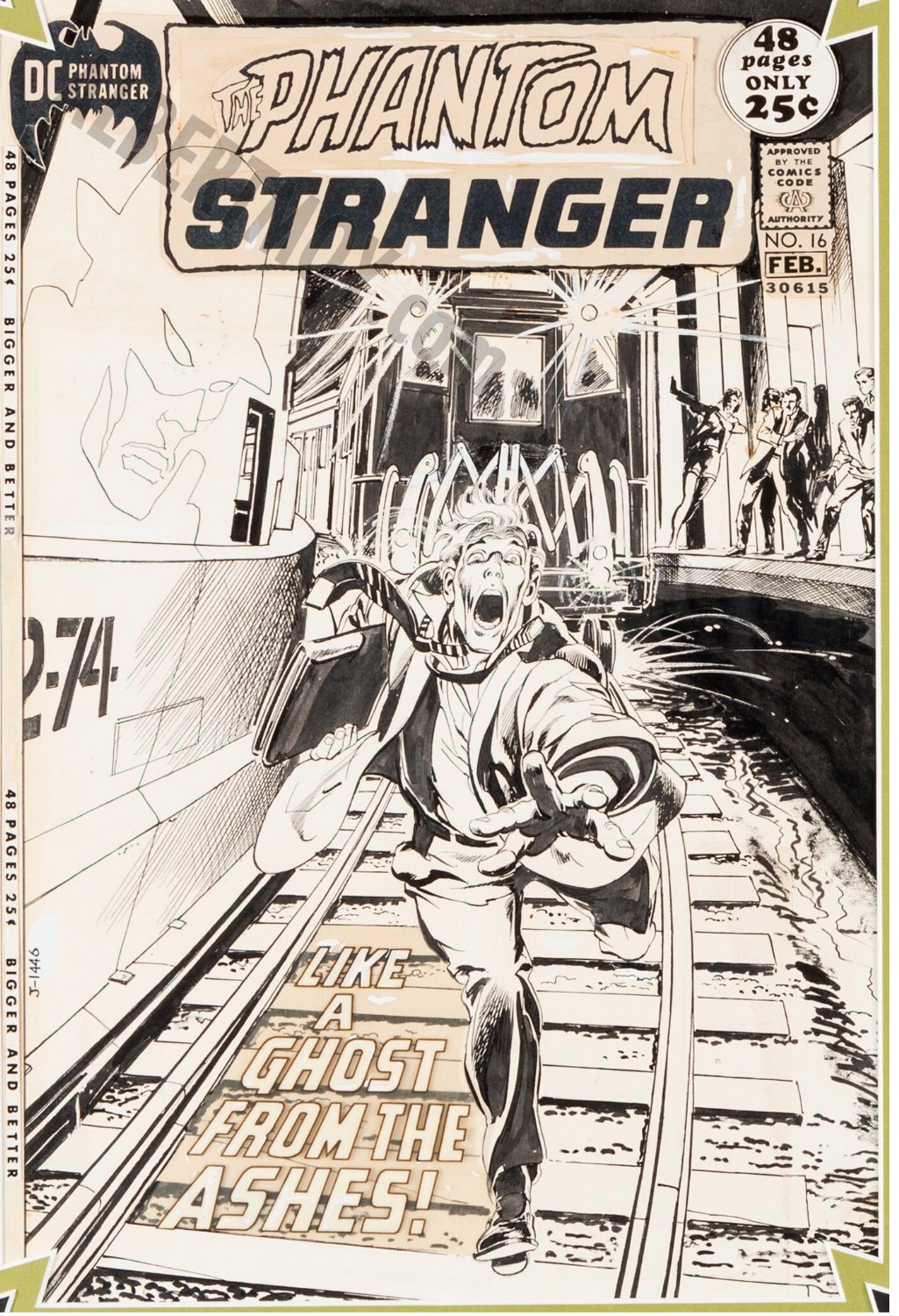 Albert Moy : Original Comic Art - Phantom Stranger by Neal Adams