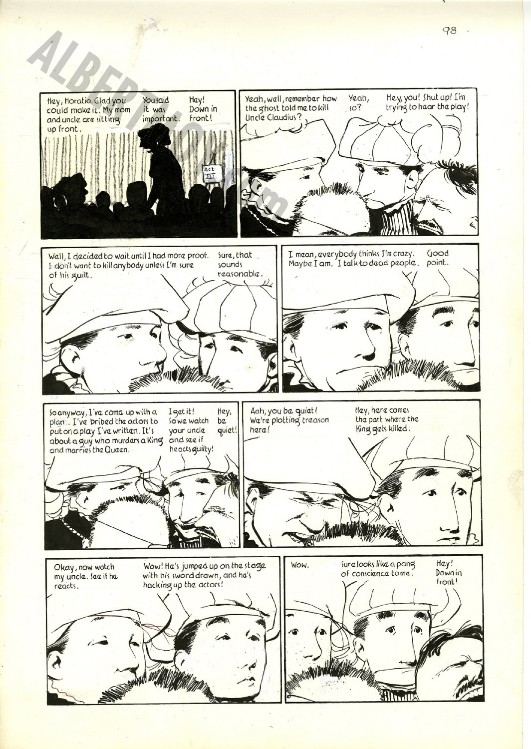 Albert Moy : Original Comic Art - Cowboy Wally by Kyle Baker