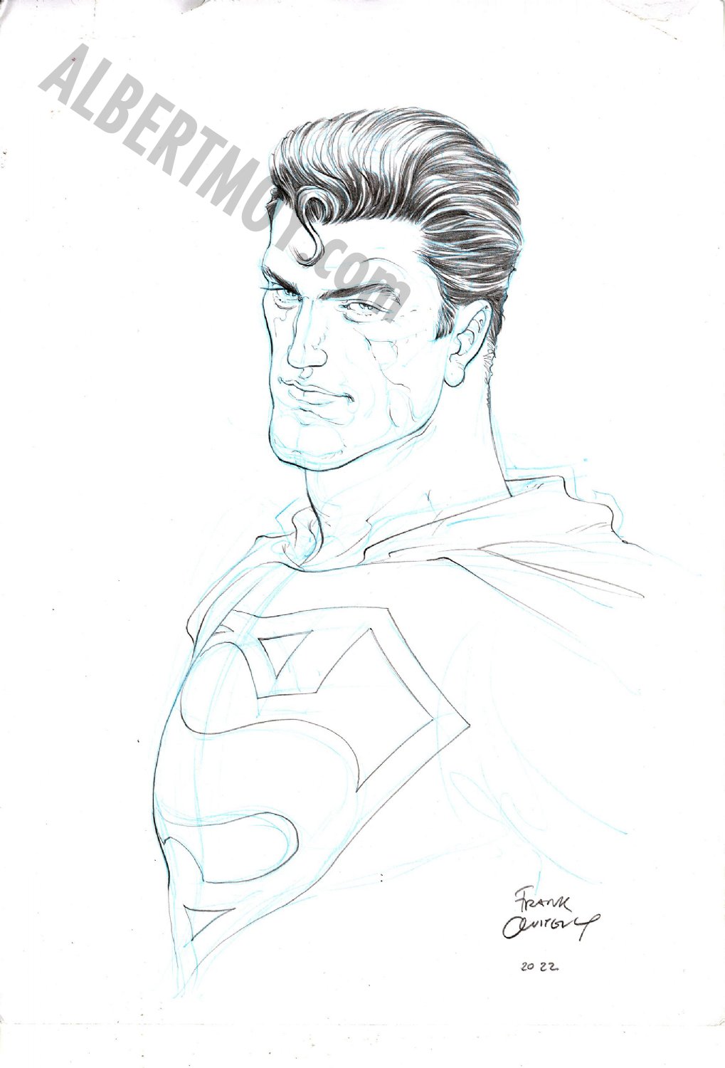 Albert Moy : Original Comic Art - Superman by Frank Quitely