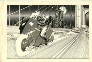 Albert Moy : Original Comic Art - Ghost Rider by Mark Texeira