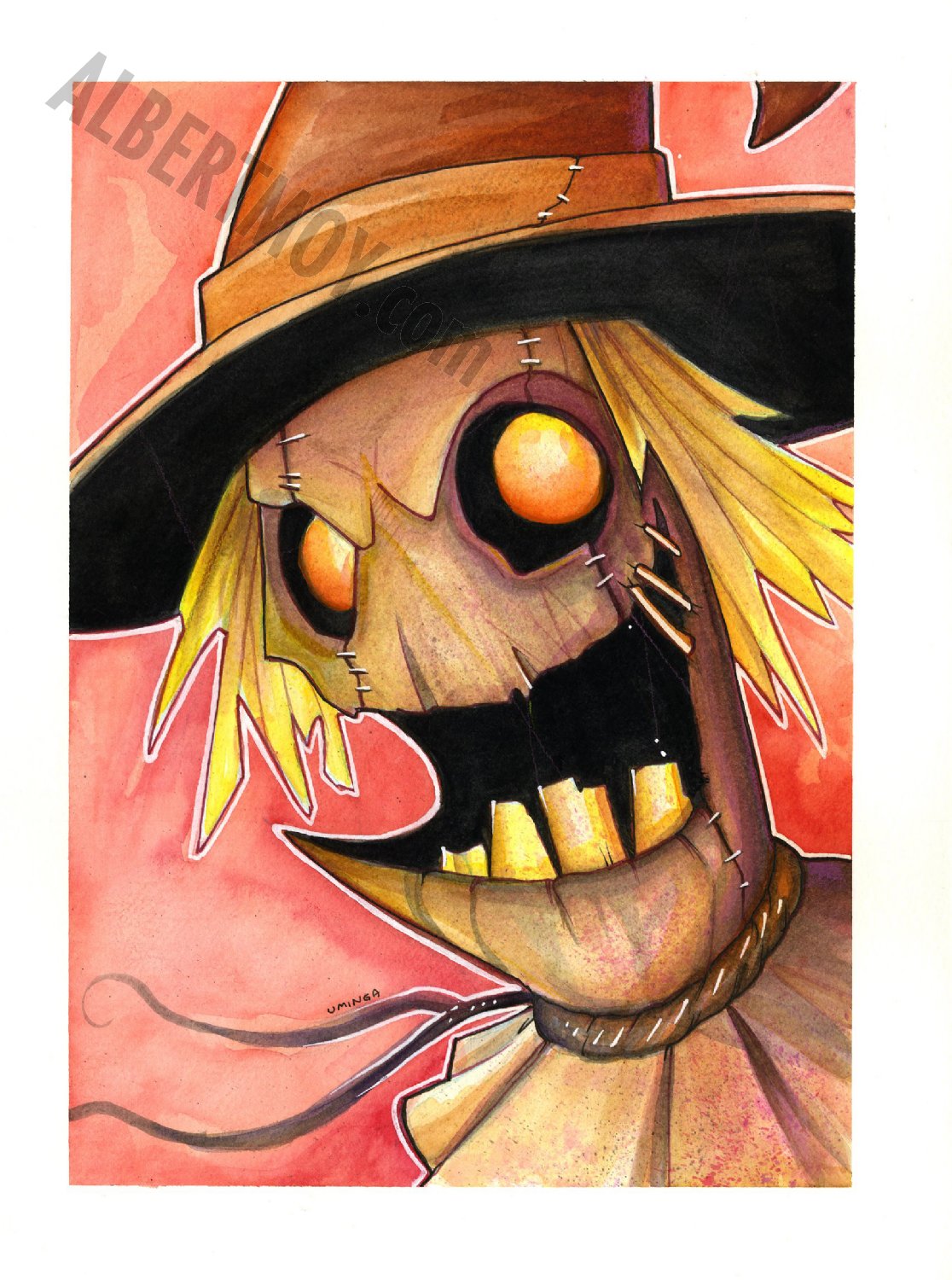 scarecrow comic art